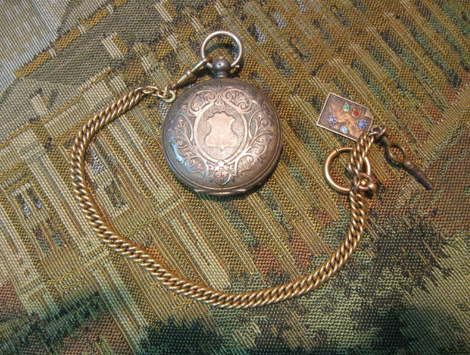 Старинные часы карманные Москва, серебряные 84 пробы, на ходу