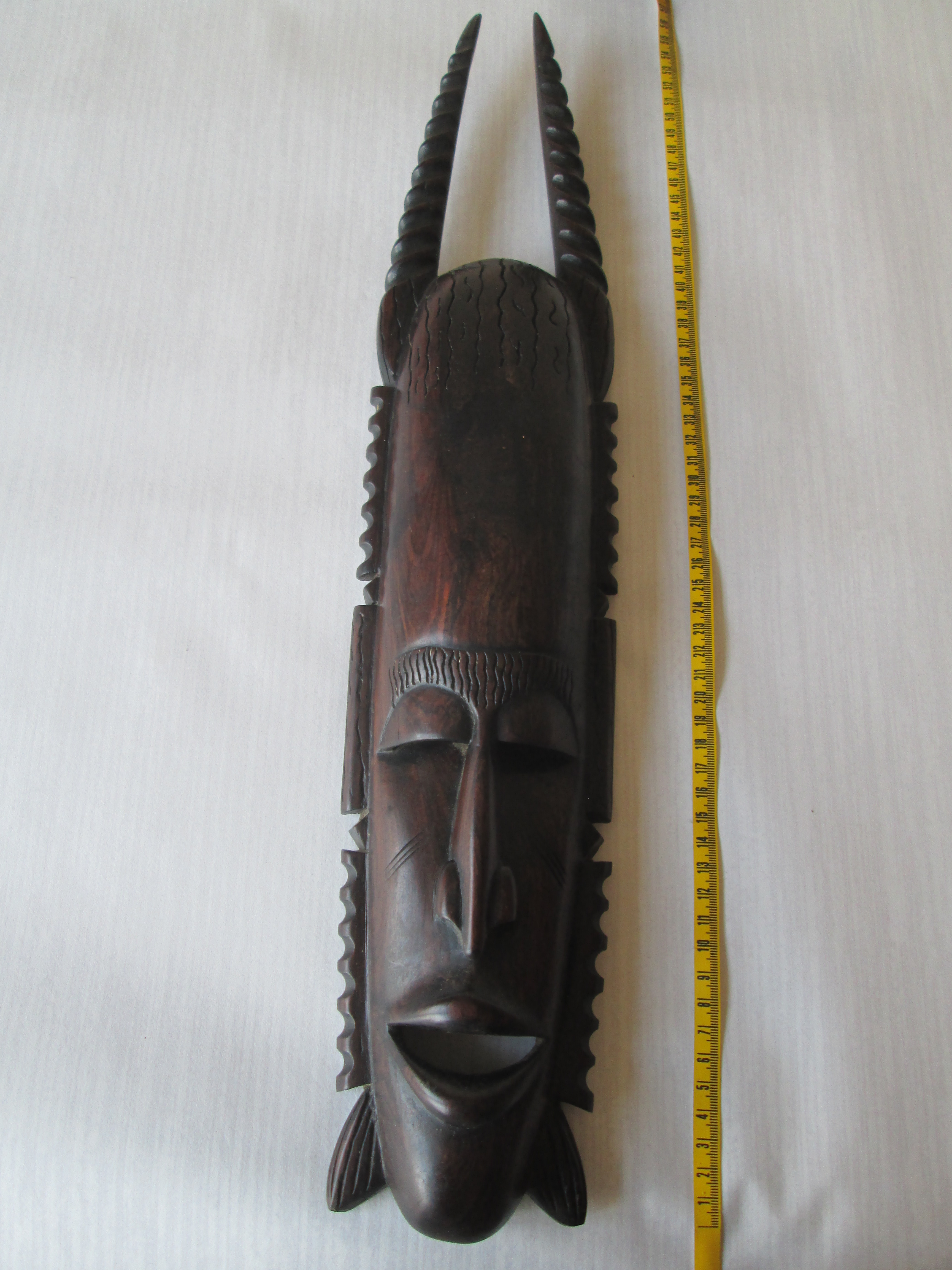 Ритуальная маска Сенегал черное дерево
